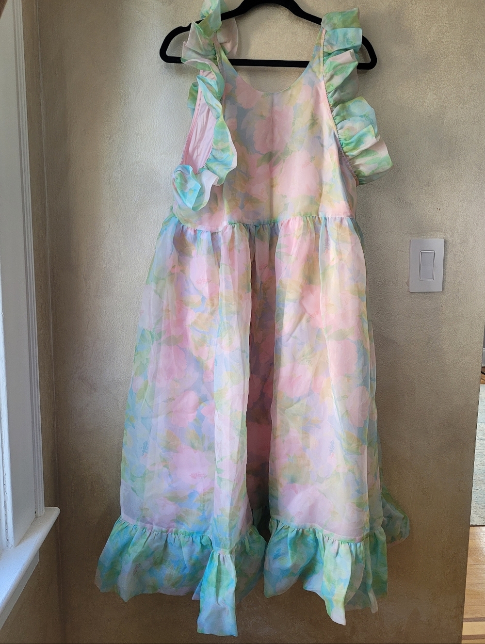 NWT SELKIE MAISON AMORY PASTEL PAINTS ROMANCE GOWN - Picture 4 of 8